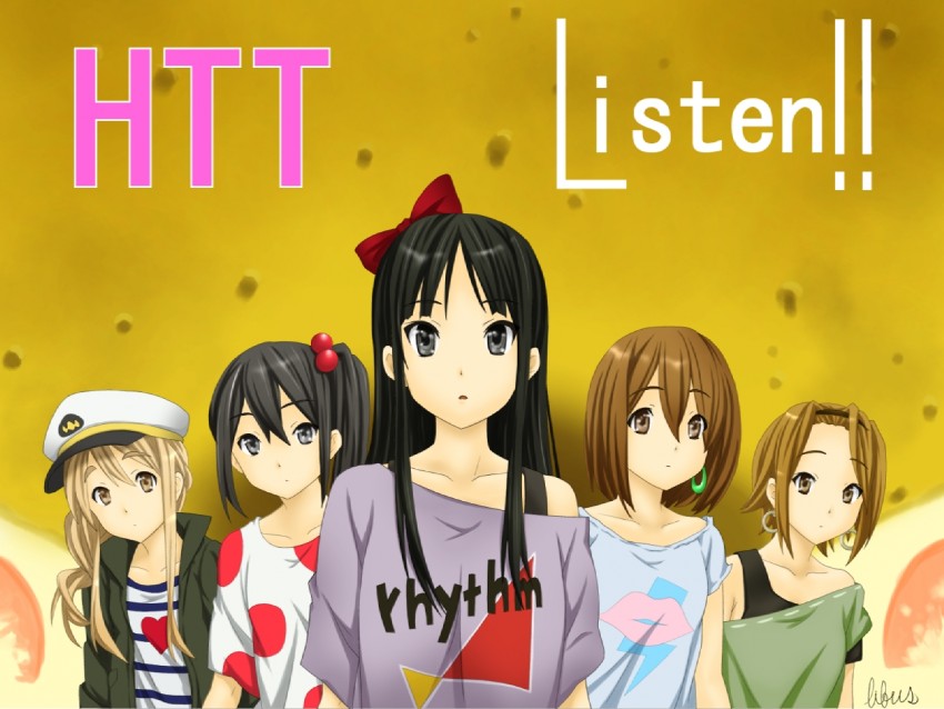 akiyama mio, nakano azusa, hirasawa yui, tainaka ritsu, and kotobuki tsumugi (k-on!) drawn by libus