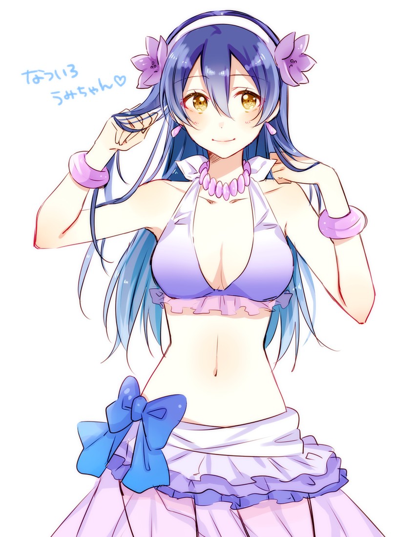 sonoda umi (love live! and 1 more) drawn by natsuno_(am_log9)