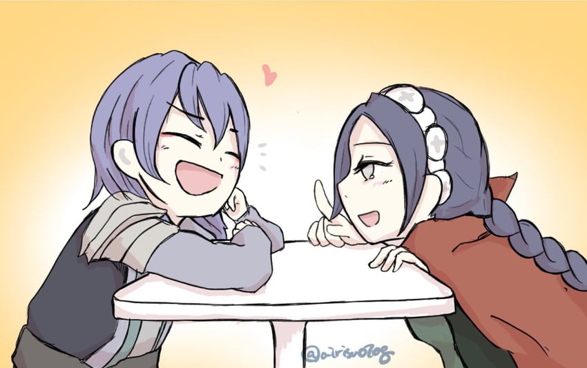 nina and yuri leclerc (fire emblem and 2 more) drawn by airisuotog