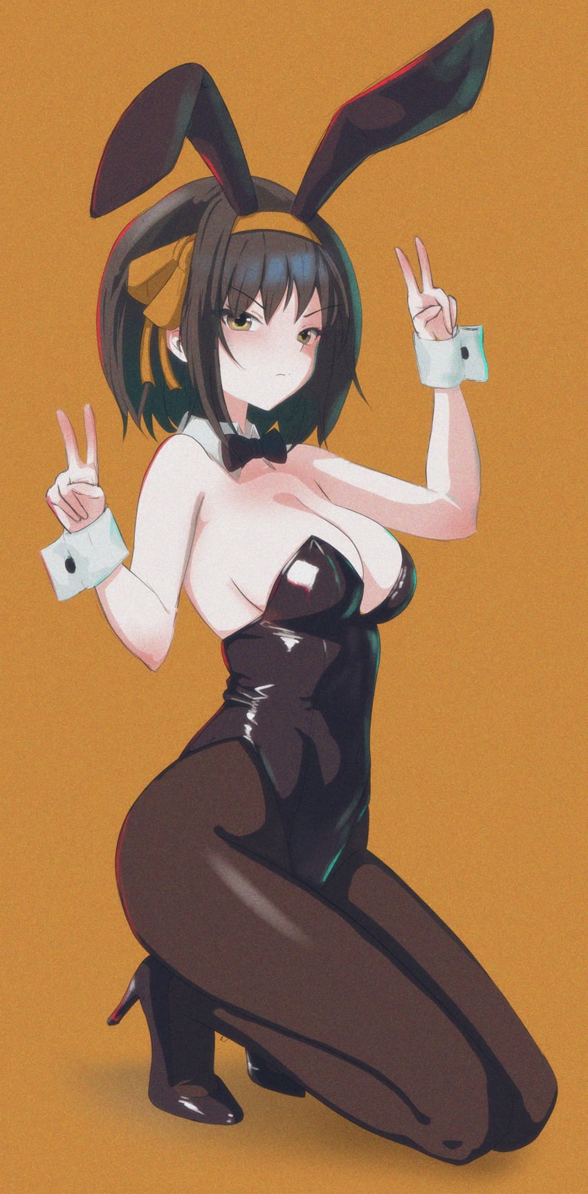suzumiya haruhi (suzumiya haruhi no yuuutsu) drawn by x_him_x
