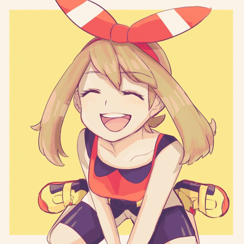 may (pokemon and 1 more) drawn by uyumaru_art