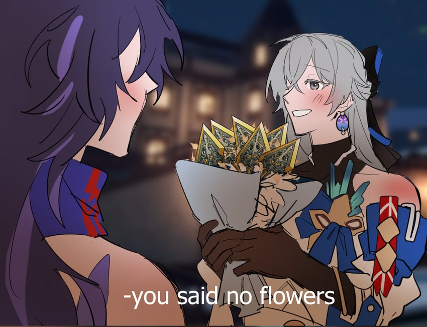 bronya rand and seele (honkai and 1 more) drawn by salt66666