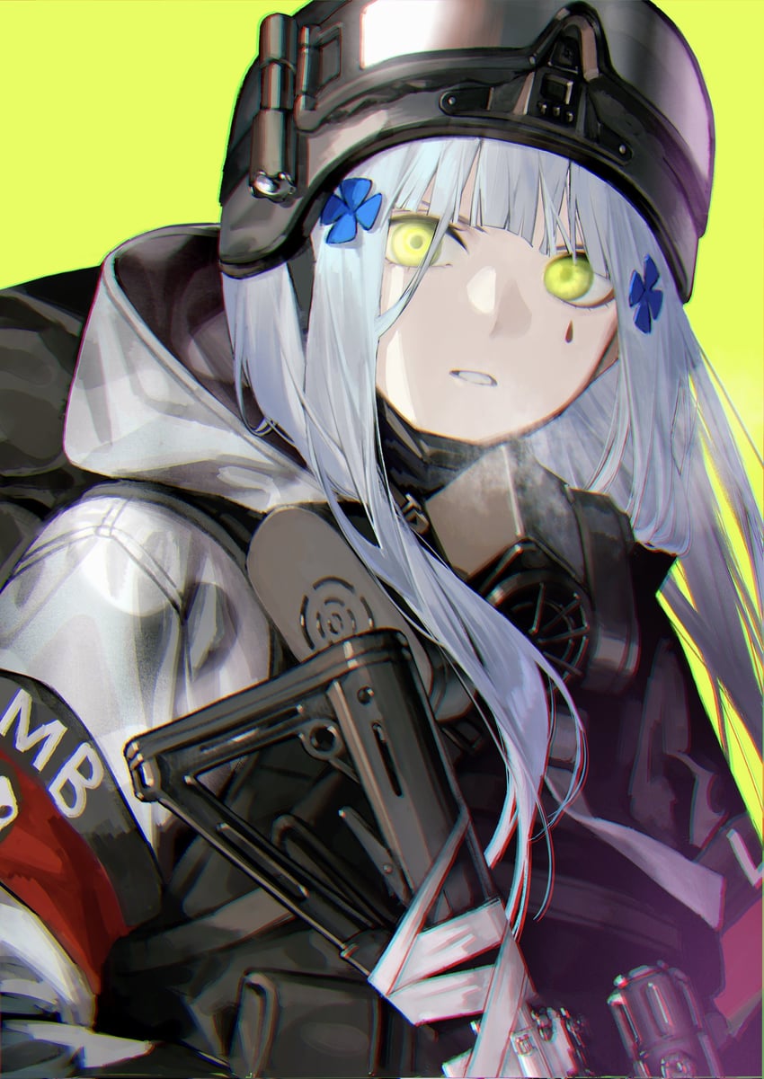 hk416 (girls' frontline and 1 more) drawn by mik_blamike