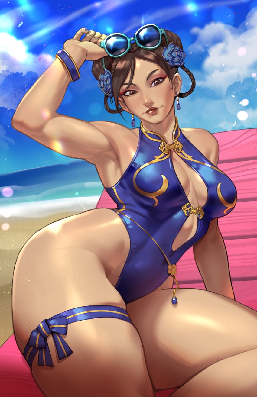 chun-li (street fighter and 1 more) drawn by rim_jims