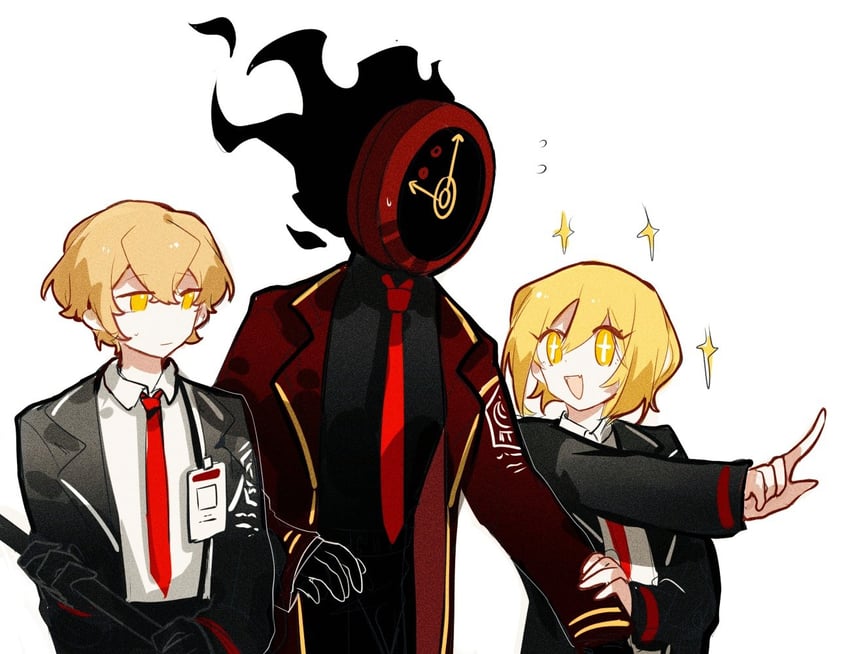don quixote, sinclair, and dante (project moon and 1 more) drawn by aislan