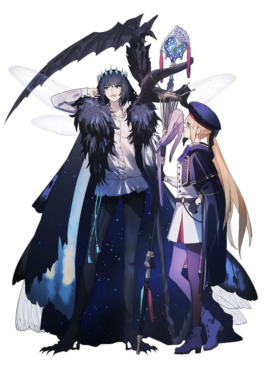 artoria pendragon, artoria caster, and oberon (fate and 1 more) drawn by ninjin_(ne_f_g_o)