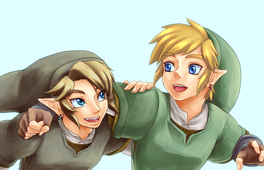link (the legend of zelda and 2 more) drawn by chikuwa_(rinka)