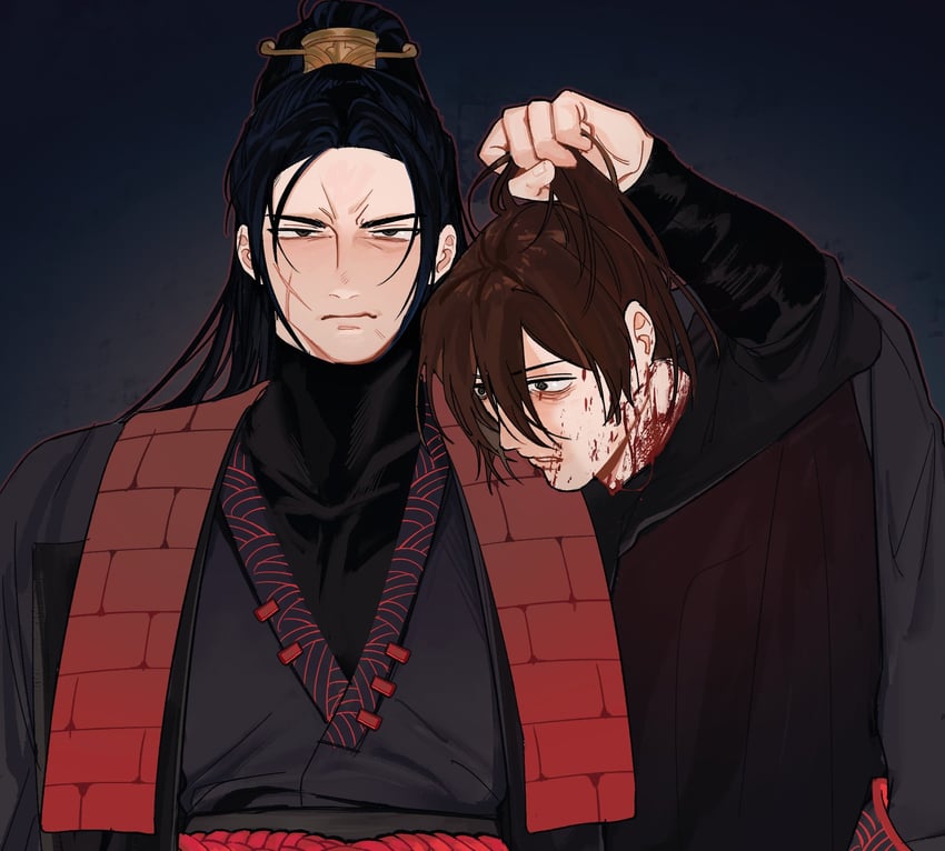 jia qiu and qingtao (project moon and 1 more) drawn by hiu_bucin