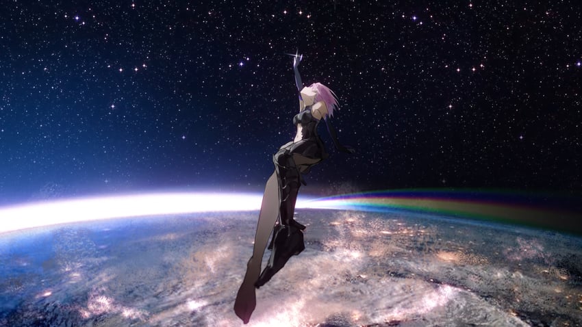 mash kyrielight (fate and 1 more) drawn by zadun