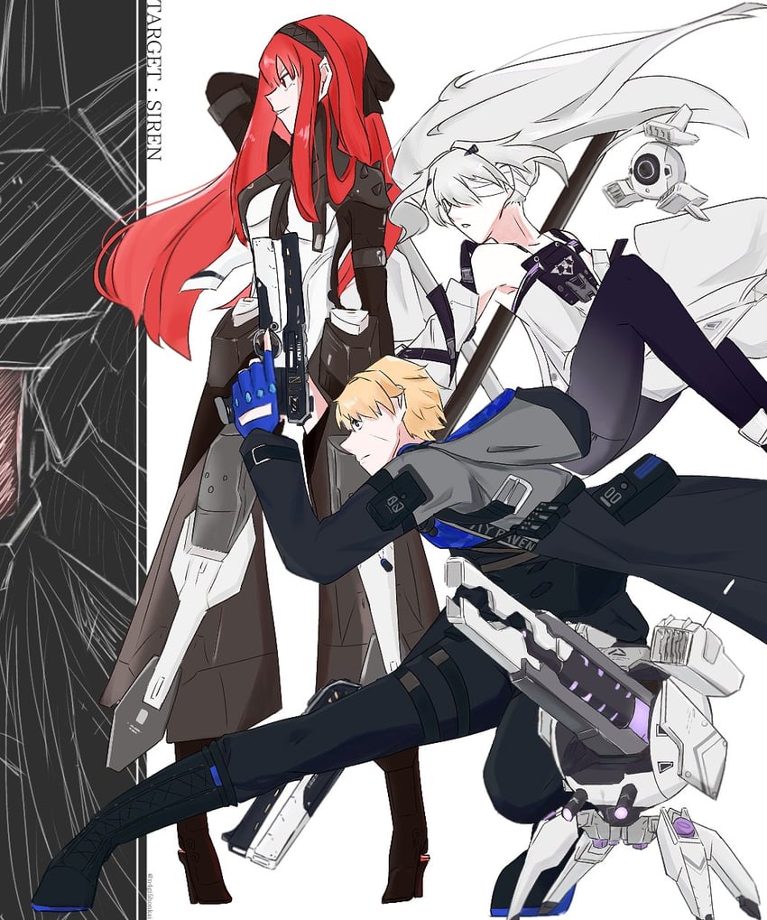 no. 21, lee, vera, no. 21: xxi, vera: rozen, and 2 more (punishing: gray raven) drawn by n4gi5nagi