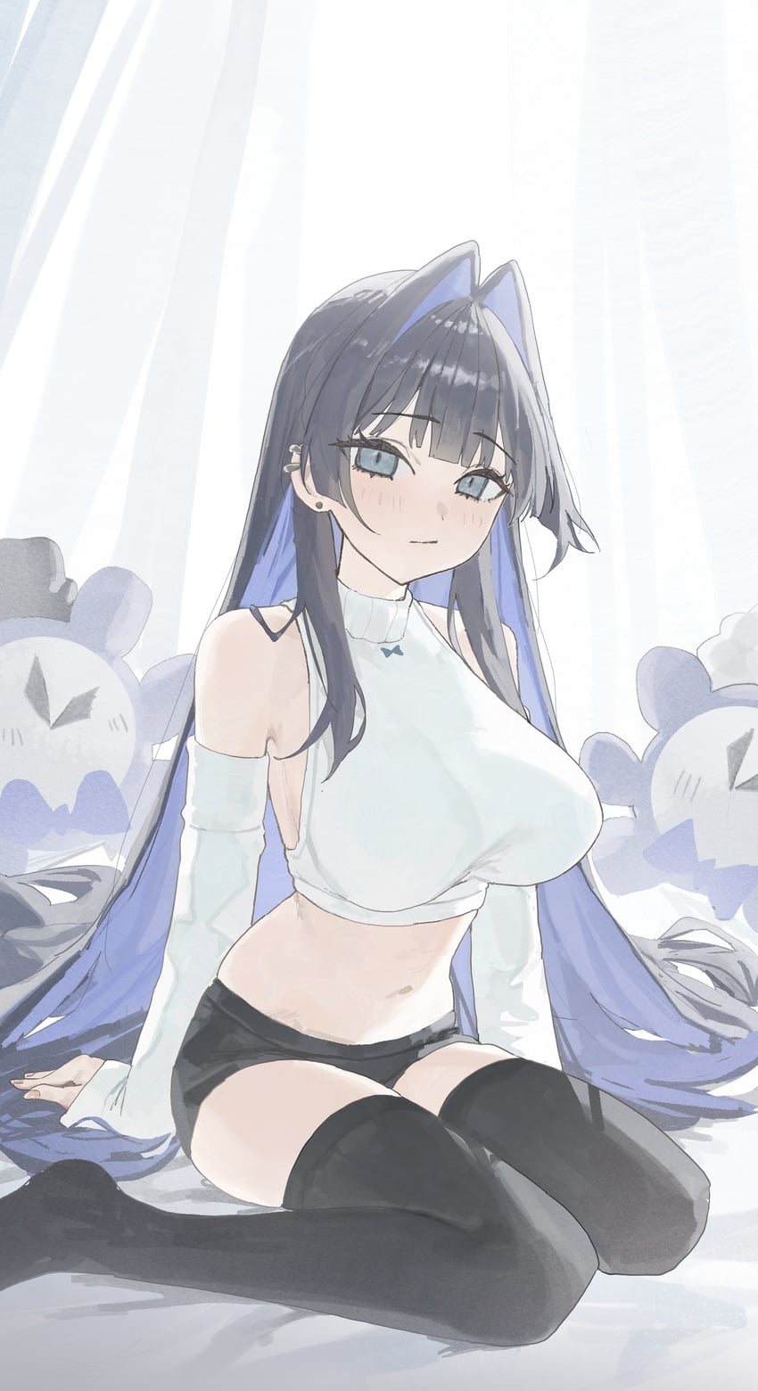 ouro kronii (hololive and 1 more) drawn by arch_05x