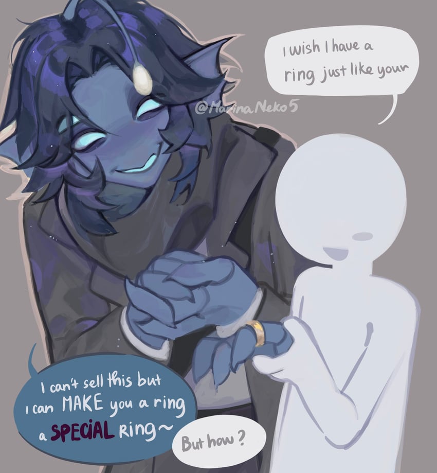 sebastian solace (roblox and 1 more) drawn by marinaneko5