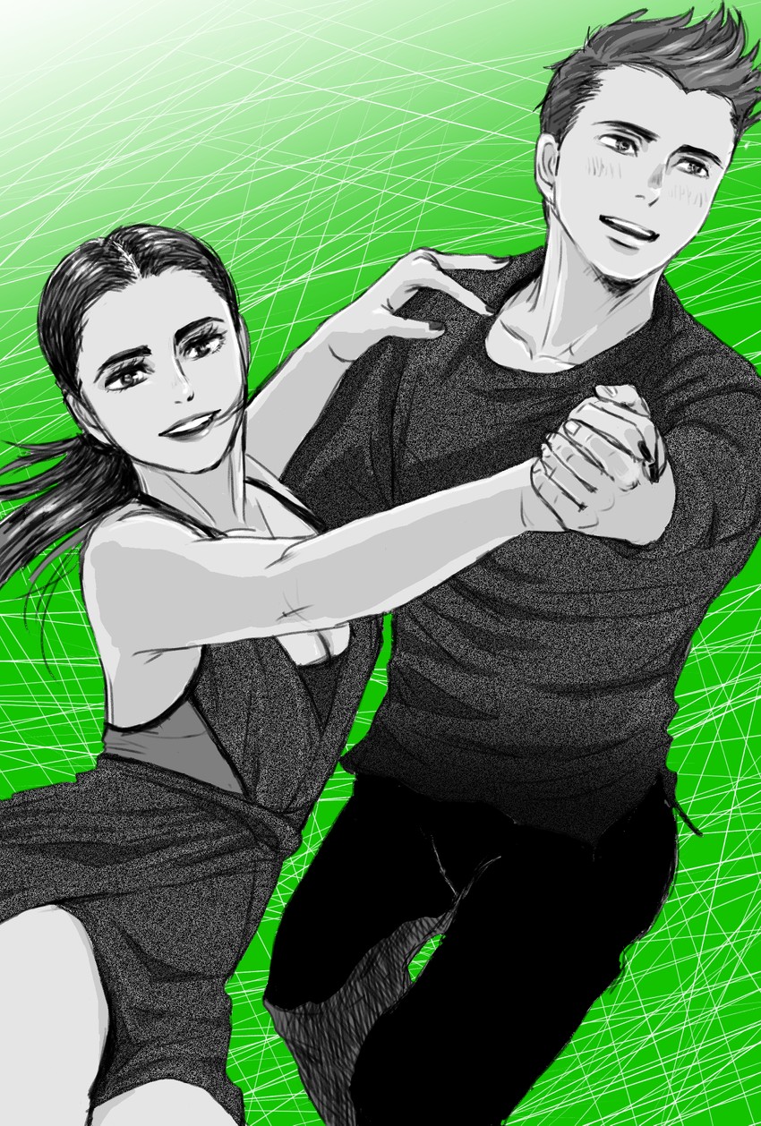 sara crispino and michele crispino (yuri!!! on ice) drawn by koizumi_riu