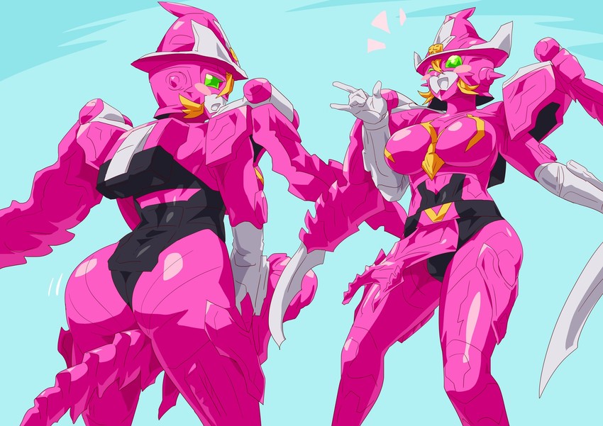 zenkai magine (super sentai and 1 more) drawn by otokamu