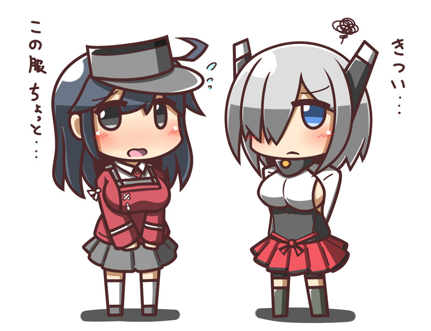 hamakaze, ryuujou, ushio, and taihou (kantai collection) drawn by feiton