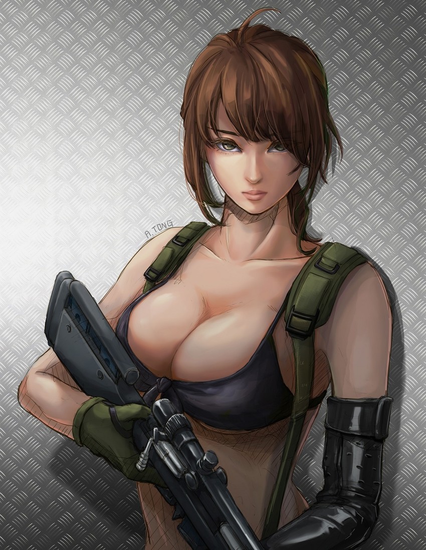 quiet (metal gear and 1 more) drawn by a.tong