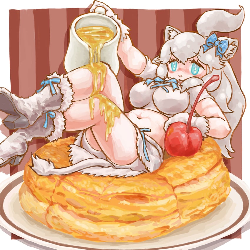 white lion (kemono friends) drawn by bara_bara_(pop_pop)