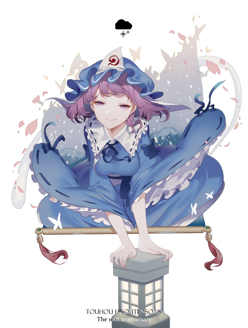 saigyouji yuyuko (touhou and 1 more) drawn by reeh_(yukuri130)