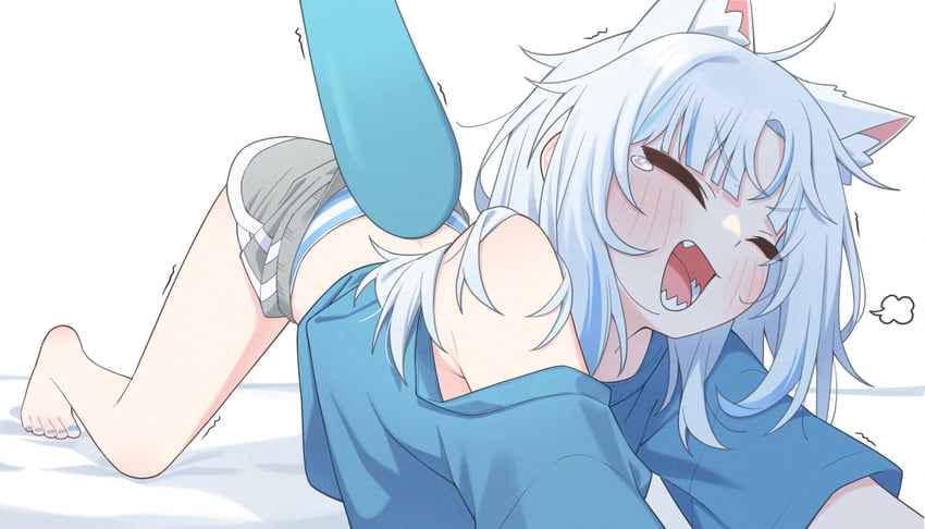 gawr gura (hololive and 1 more) drawn by ugaaaa1