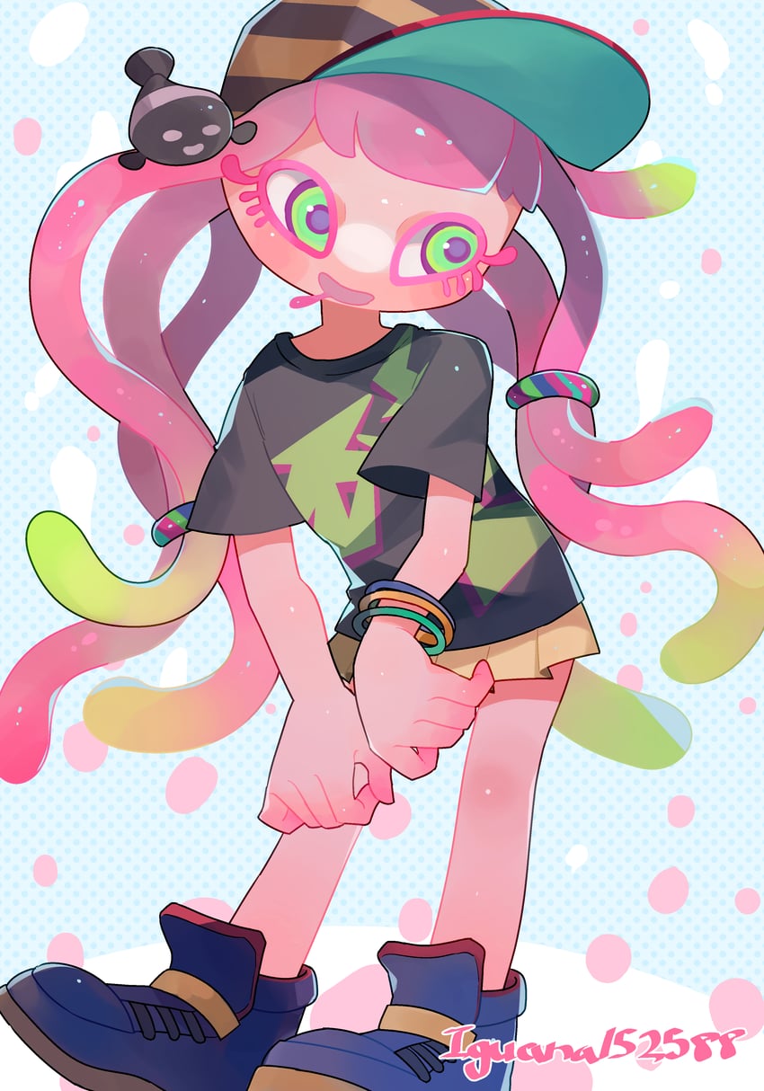 harmony and harmony's clownfish (splatoon and 2 more) drawn by iguana152588