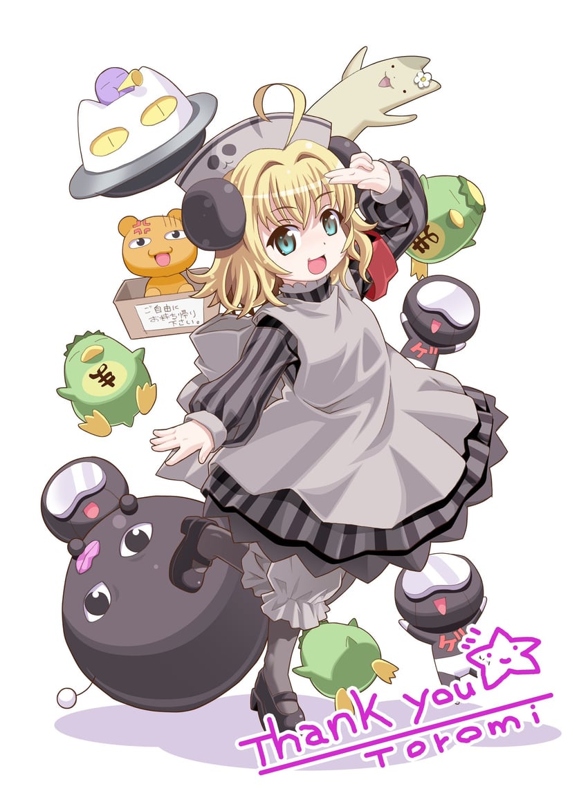 majin gappa, piyoko, hokke mirin, nazo gema, and henna ikimono (di gi charat) drawn by toromi_(toromix2)
