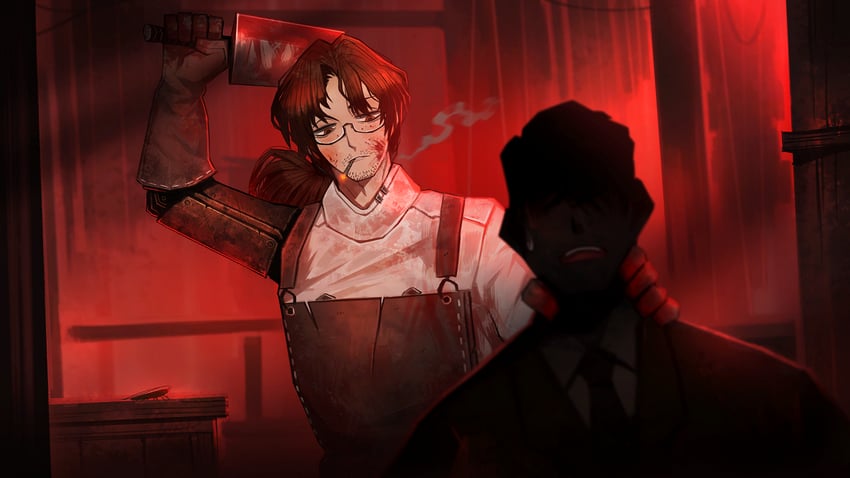 gregor (project moon and 1 more) drawn by nai_ga
