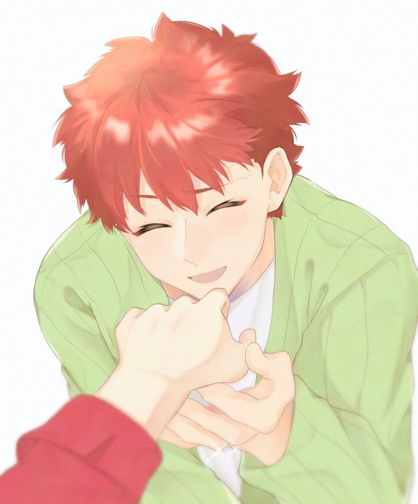 tohsaka rin and emiya shirou (fate and 2 more) drawn by toutou_(fufu0o)