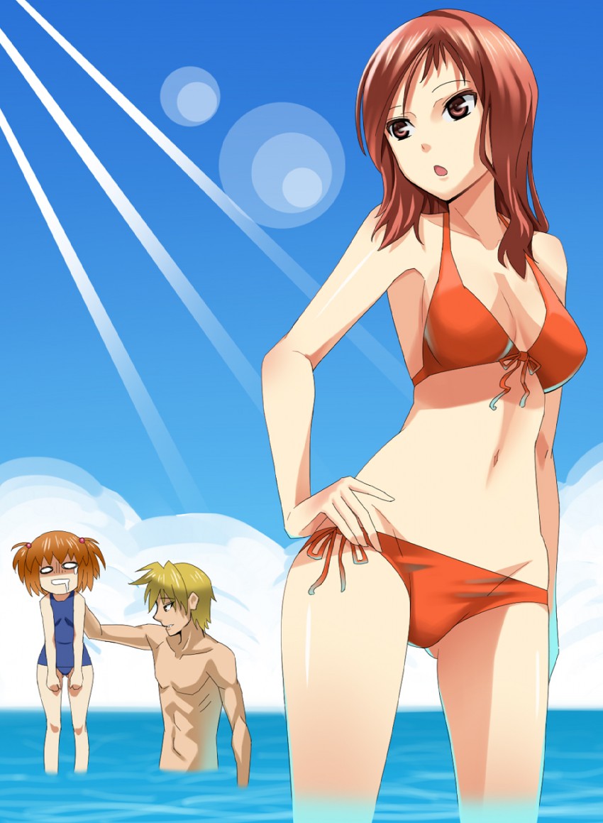 takei hisa, kataoka yuuki, and suga kyoutarou (saki) drawn by gogochi
