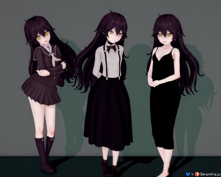 grimmi and skelter (indie virtual youtuber) drawn by spmkjedits