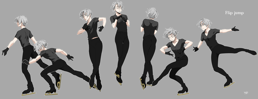 viktor nikiforov (yuri!!! on ice) drawn by mouri