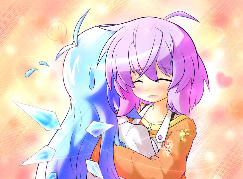 cirno and letty whiterock (touhou) drawn by yurume_atsushi