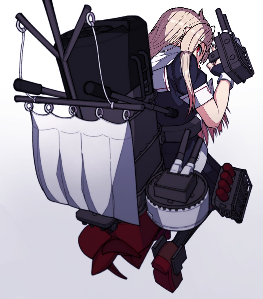 yuudachi and yuudachi kai ni (kantai collection) drawn by mitsuashi_kurae