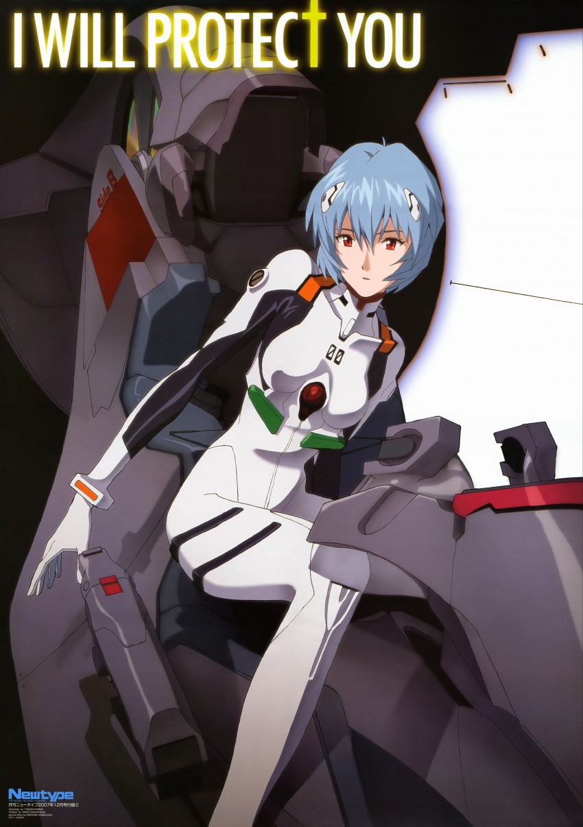 ayanami rei (neon genesis evangelion and 1 more) drawn by honda_takeshi