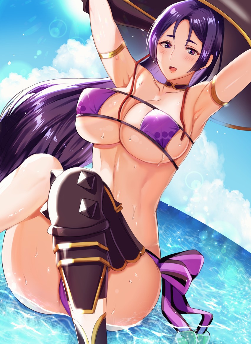 minamoto no raikou (fate and 1 more) drawn by meesuke