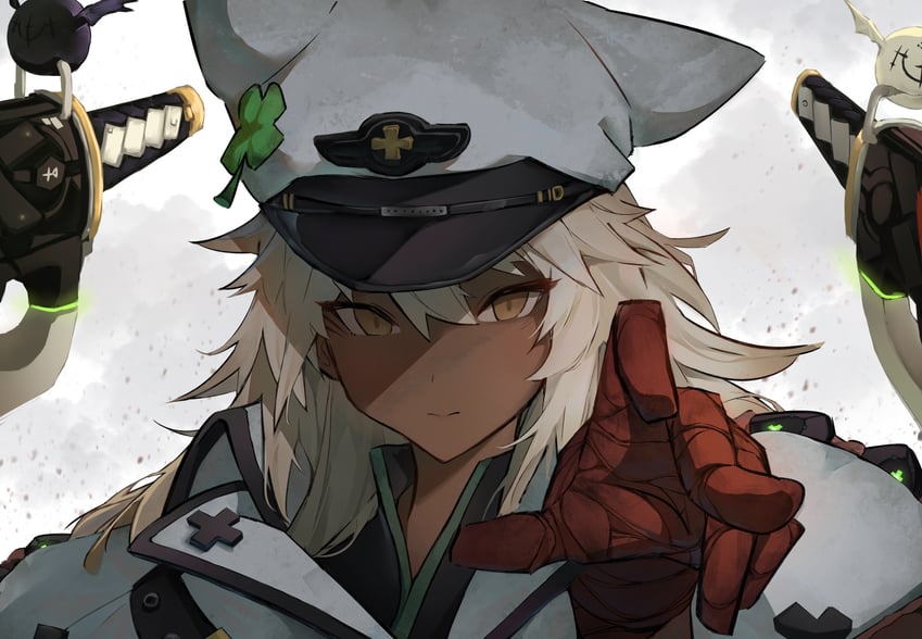ramlethal valentine (guilty gear and 1 more) drawn by hato_(hatotoou)