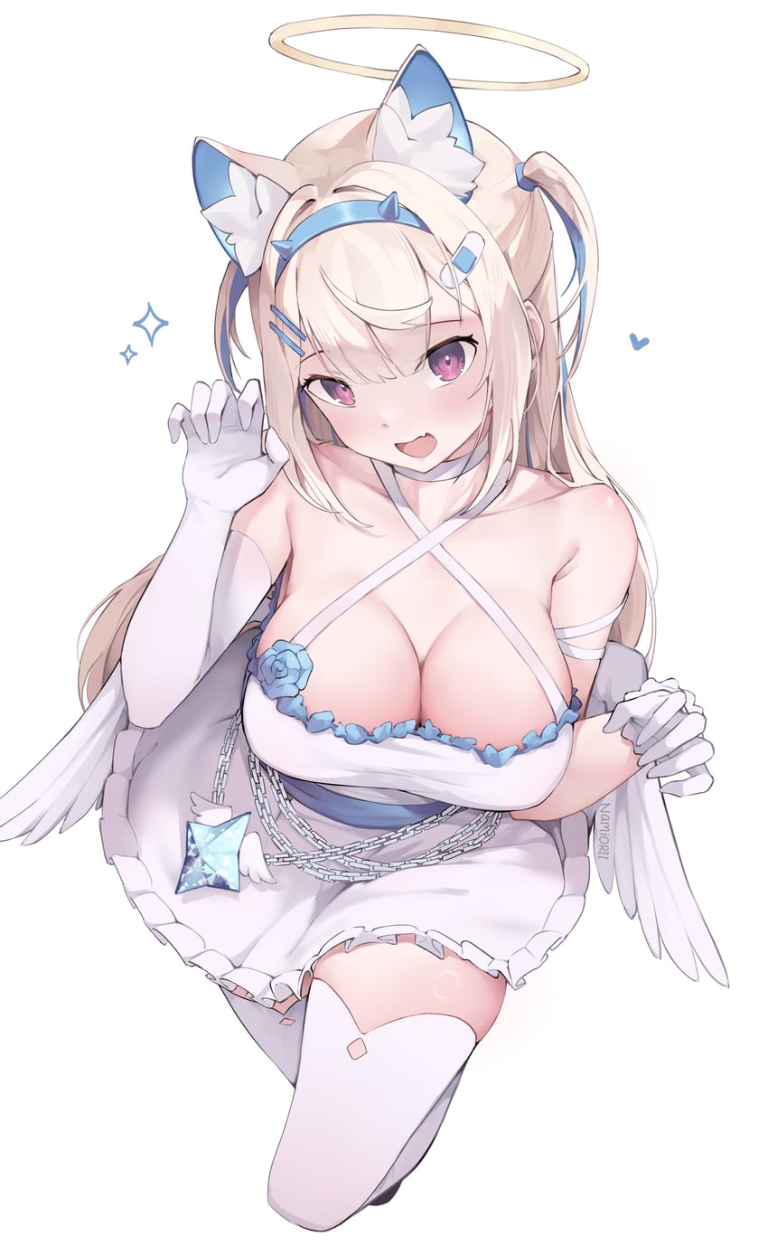 fuwawa abyssgard (hololive and 1 more) drawn by namiorii