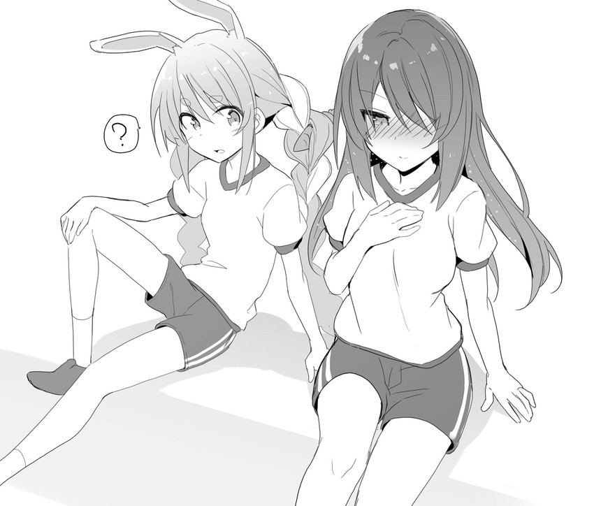 usada pekora and moona hoshinova (hololive and 1 more) drawn by kumai_(kumaisekuro)
