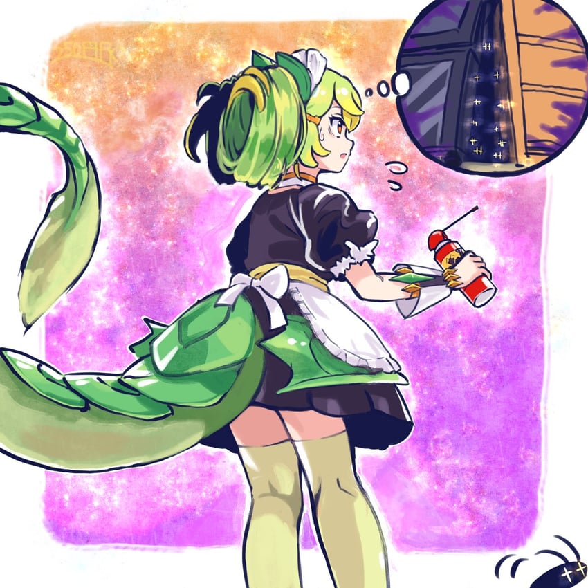 parlor dragonmaid and maxx c (yu-gi-oh!) drawn by 250en_remon