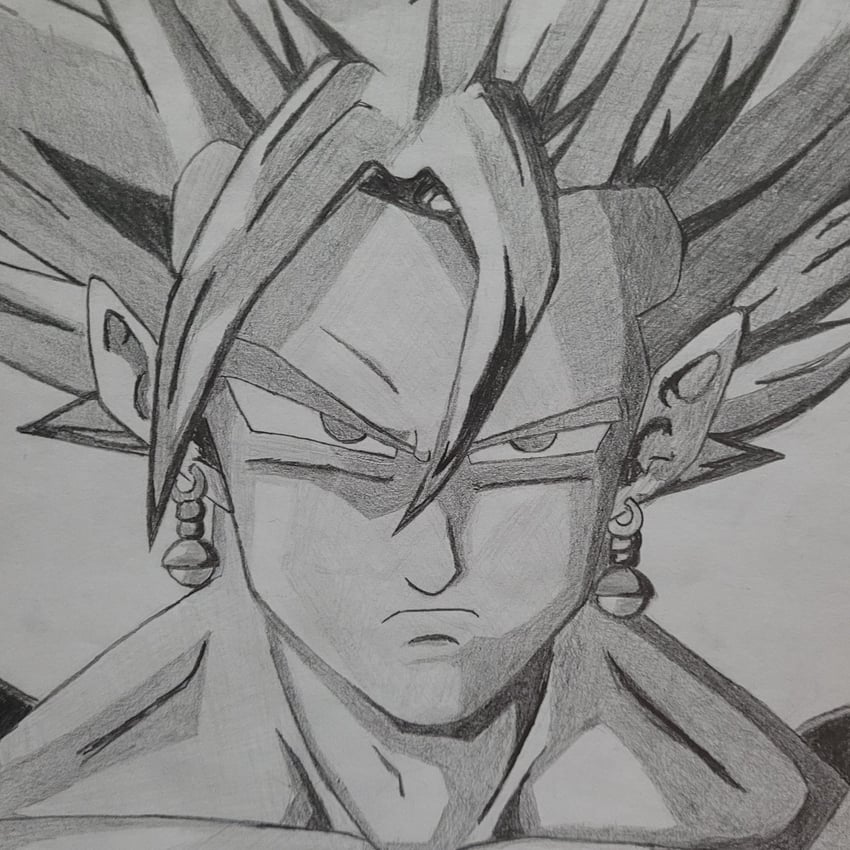 vegetto (dragon ball and 1 more) drawn by malphier