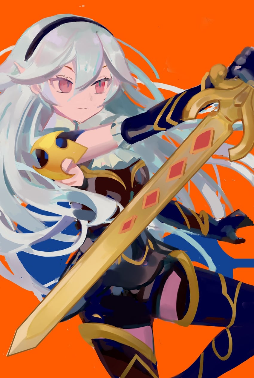 female corrin (fire emblem and 2 more) drawn by ruuu_ran_ran