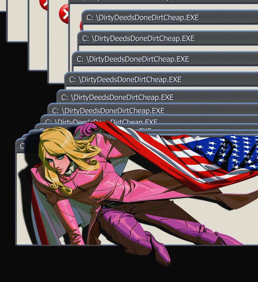 funny valentine (jojo no kimyou na bouken and 3 more) drawn by haddockkkk