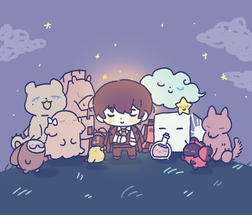 ishmael, don quixote, faust, sinclair, yi sang, and 8 more (project moon and 2 more) drawn by y_a_t_t_a