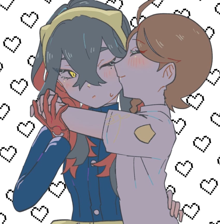 juliana and carmine (pokemon and 1 more) drawn by sha_yu