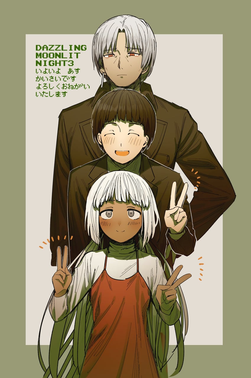 vergilius, lapis, and garnet (project moon and 3 more) drawn by mogura_panda