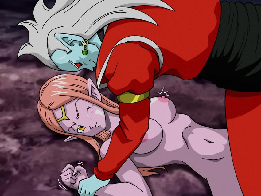 chronoa and mechikabura (dragon ball and 1 more) drawn by drawingsgmr