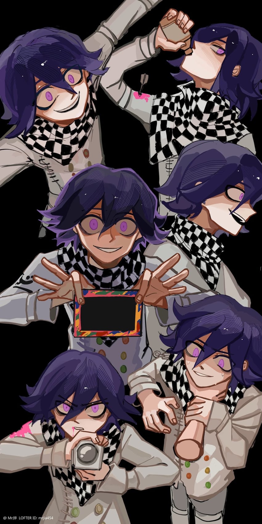 oma kokichi (danganronpa and 1 more) drawn by mr_potassium