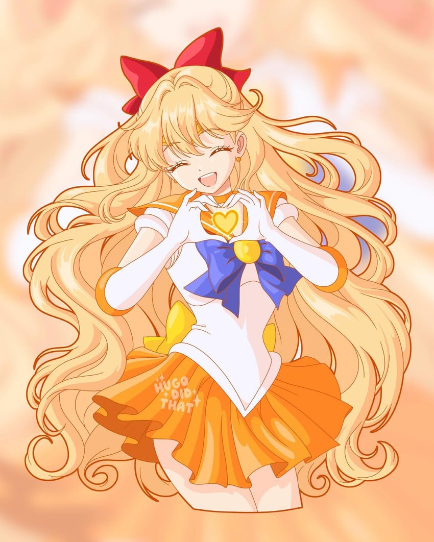 aino minako and sailor venus (bishoujo senshi sailor moon) drawn by hugo.did.that
