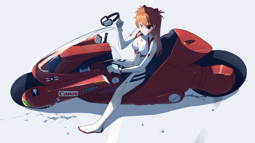 souryuu asuka langley and sachiel (neon genesis evangelion and 4 more) drawn by yakisobaosu