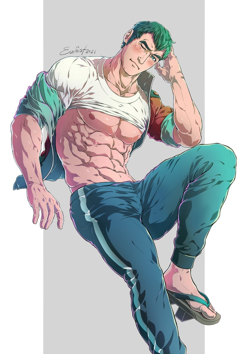 norman (pokemon and 1 more) drawn by evinist