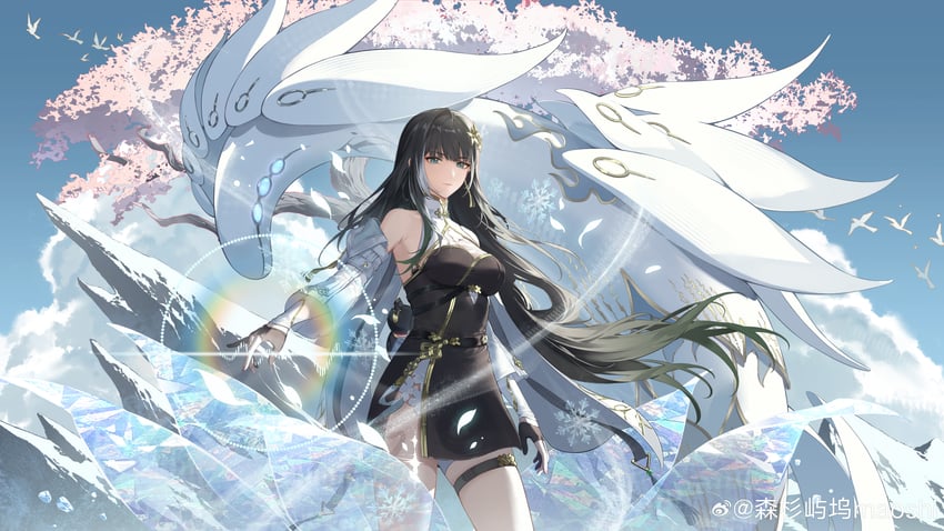 baizhi and you'tan (wuthering waves) drawn by helsura_(laurenc15933866)